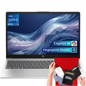 HP Flagship 15 Laptop Computer, 15.6" FHD IPS Anti-Glare Display, Intel 8-Core i3-N305/i3-1315u, 8GB RAM|256GB SSD, WiFi 6, AI Copilot, Windows 11 pro