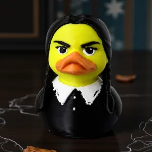 Duck Statue Desk Decor, Movie Theme Office Decoration, Holiday Gift Idea, Perfect for Home & Office, Festive Atmosphere