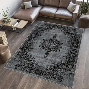Vintage Style Area Rug, Decorative Area Rug, Waterproof Non-Slip Soft Comfortable Mat, Easy Clean, Durable Carpet for Home Decor, Home Decor Rugs