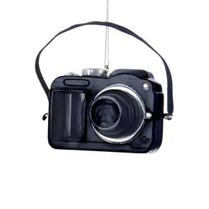 Black Digital Camera Ornament