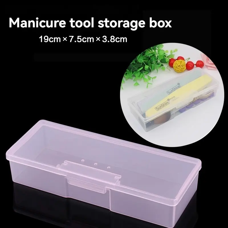 Large Capacity Nail Care Organizer, Odorless Design, Multi-Functional Storage Box for Nail Tools & Jewelry, Home & Professional Use, Multilayer Storage