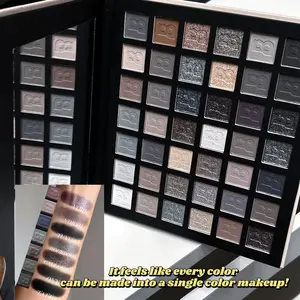 42-color Smoky E Eyeshadow Palette, Matte And Glitter Eye Shadows Palette For Women & Girls, Eye Makeup Product, Glitter Shimmer Eyeshadow.Highly Pigmented with Natural Blurring Effect | Fine Powder No Fallout !