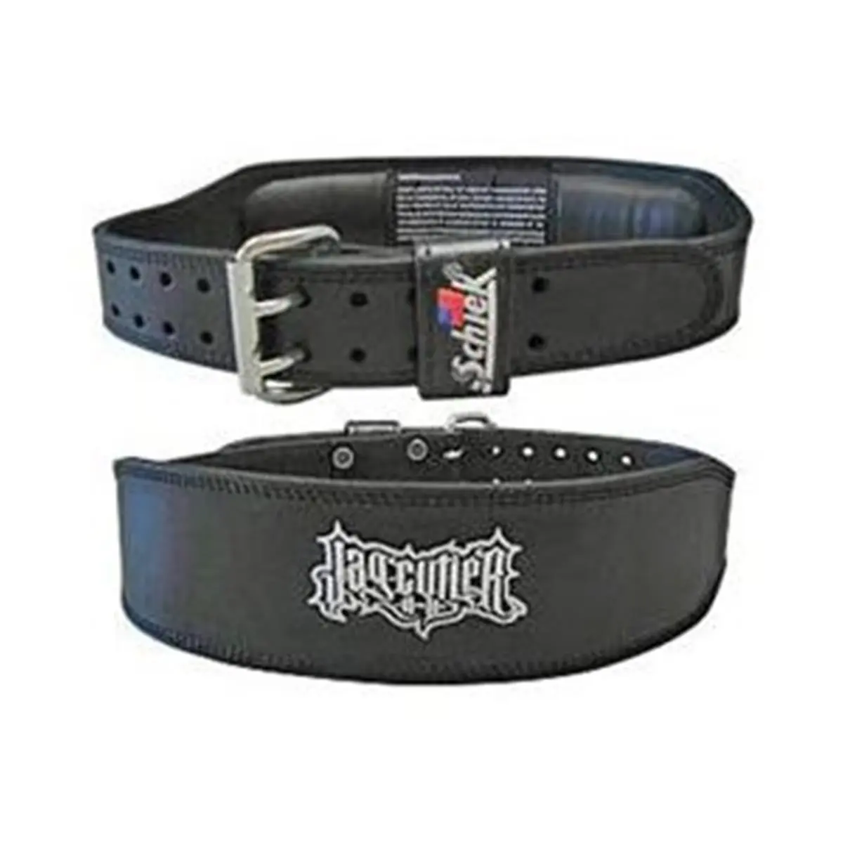 Schiek Sports  4 in. Black Leather Jay Cutler Signature Belt-XXL