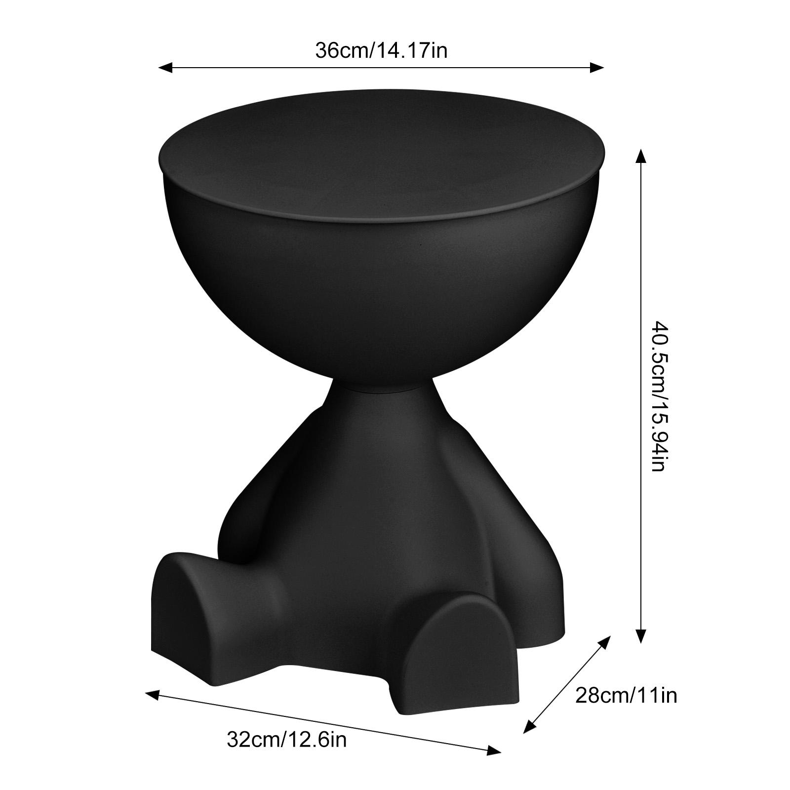 Circle Side Table, Bedroom Night Stand, Living Room End Tables, Small Space Furniture, Creative Couch Table, Bedside Nightstand for Small Spaces Modern Sofa Table for Living Room and Bedroom