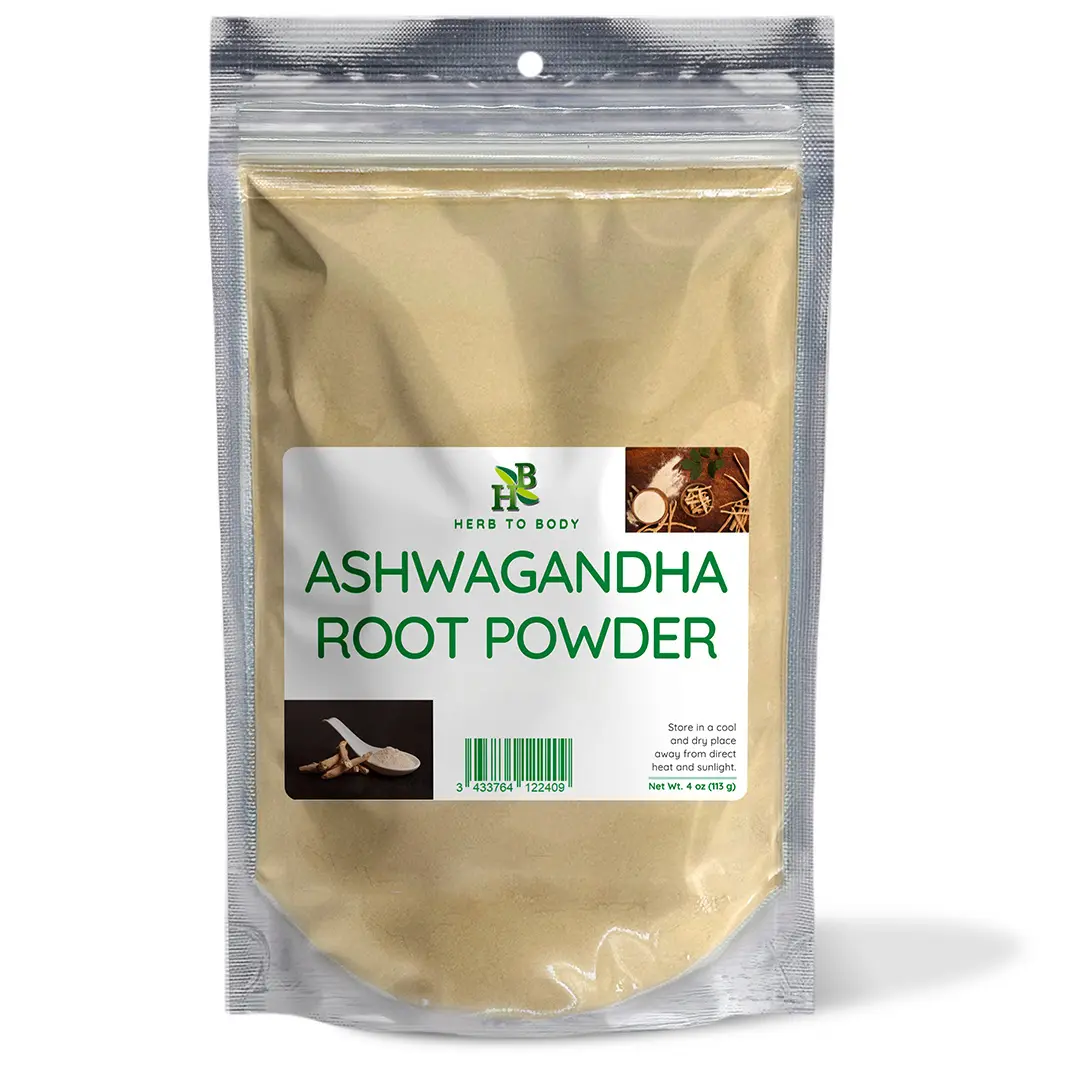 Ashwagandha Root Powder - 4oz | Finely Milled | Herb To Body Ashwagandha Root Powder - 4oz | Finely Milled | Herb To Body