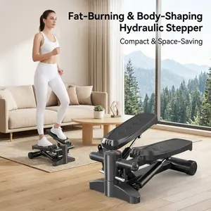 Home Step Machine for Aerobic Exercise, Design, 130kg Capacity, Adjustable Height, Pneumatic Belt, Home Fitness Equipment