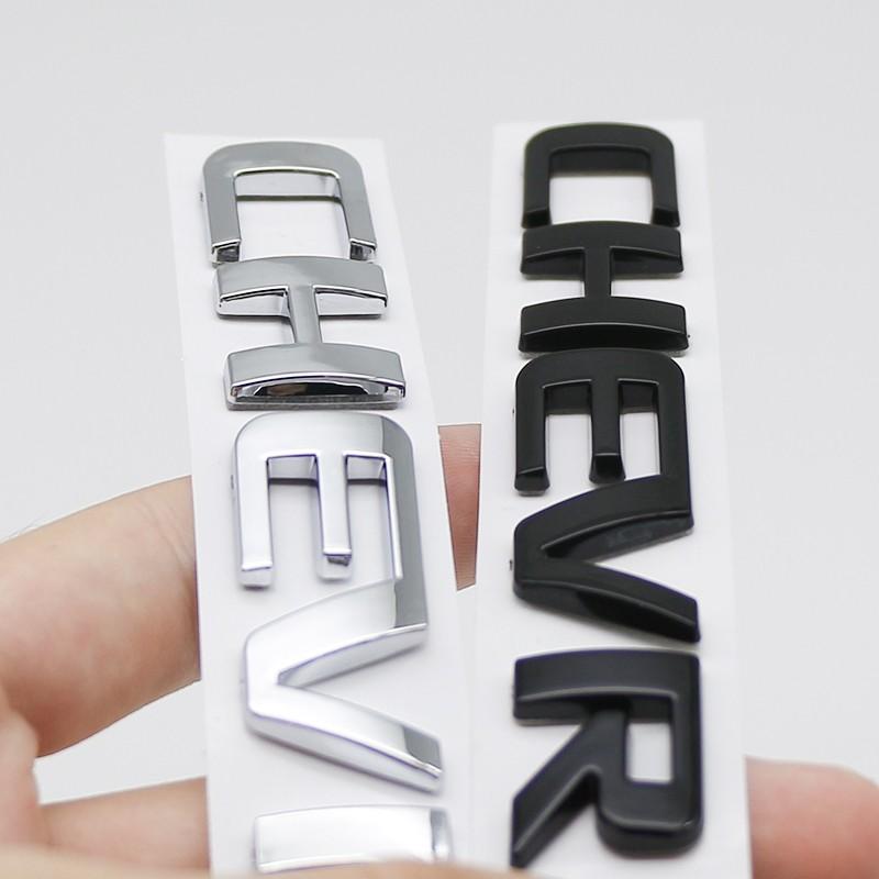 Chevrolet Car Letter Trunk Emblem Sticker, Waterproof Scratch-Resistant Self-Adhesive Decal, Fits All Chevrolet Models, Exterior Decoration