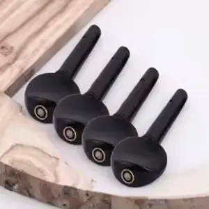 4Pcs Violin Tuning Pegs Replacement Premium Wooden Tuner Keys for String Instruments Fine Tune Pegs Useful Accessories
