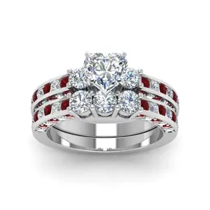 Men's And Women's Couple Rings With Zircon
