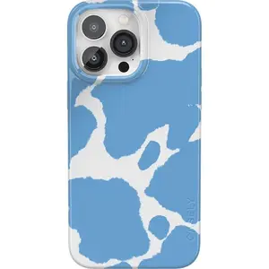 Current MOOd | Light Blue Cow Print Case