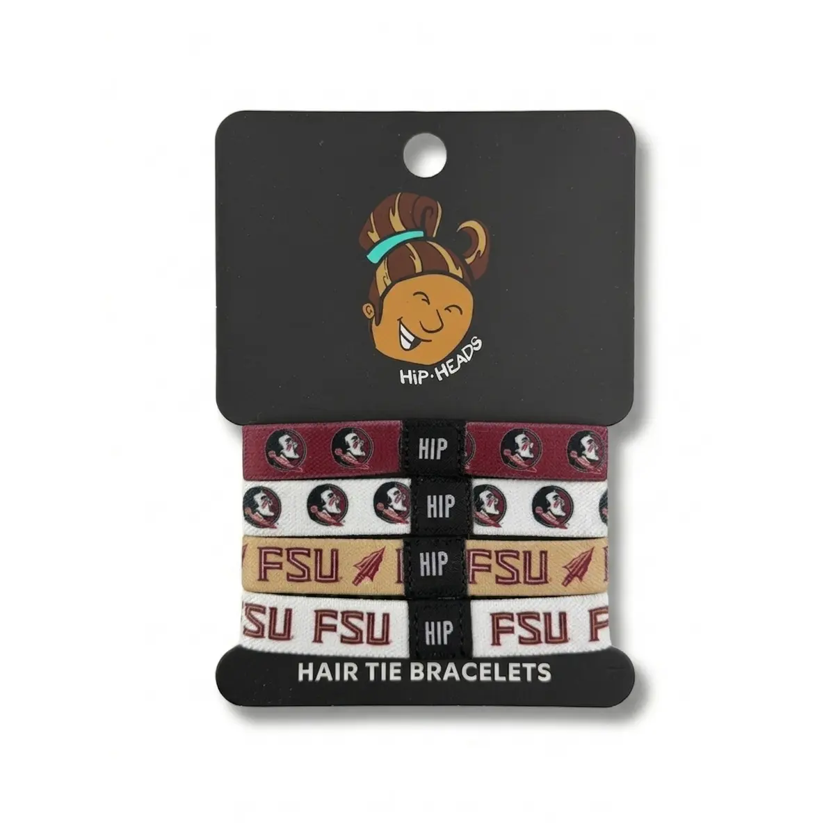 Florida State Seminoles NCAA Set 4-Pack Bracelet Hair Ties