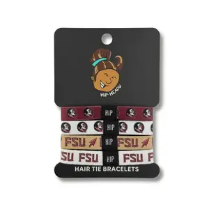 Florida State Bracelet Hair Tie Set - 4 Pack - Official NCAA