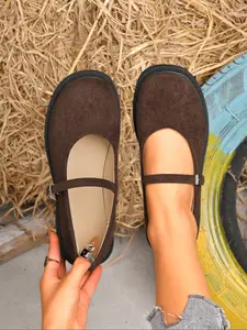 1 PAIR (PICK YOUR VIBE!)】Black+Multi-Color Mary Jane Flats 🖤 Minimalist Style | Soft Sole (ALL-DAY COMFY!) | Perfect for Students/Office/OOTD—Match Any Outfit! ✨