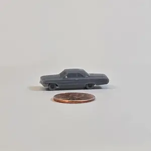Sculptural Grey – 1963 Ford Galaxie 500 | 10mm Scale Classic Car
