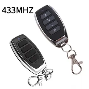 Universal Garage Door Remote Control, Four Button Design, Learning Code, Fixed Frequency 433.92 Mhz, Includes Batteries, Home Security System