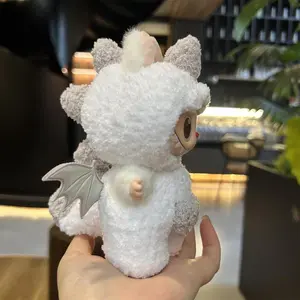 Labubu clothing angel dinosaur suit pure hand-knitted clothing suitable for 6.7 inch labubu doll clothing Labubu suit