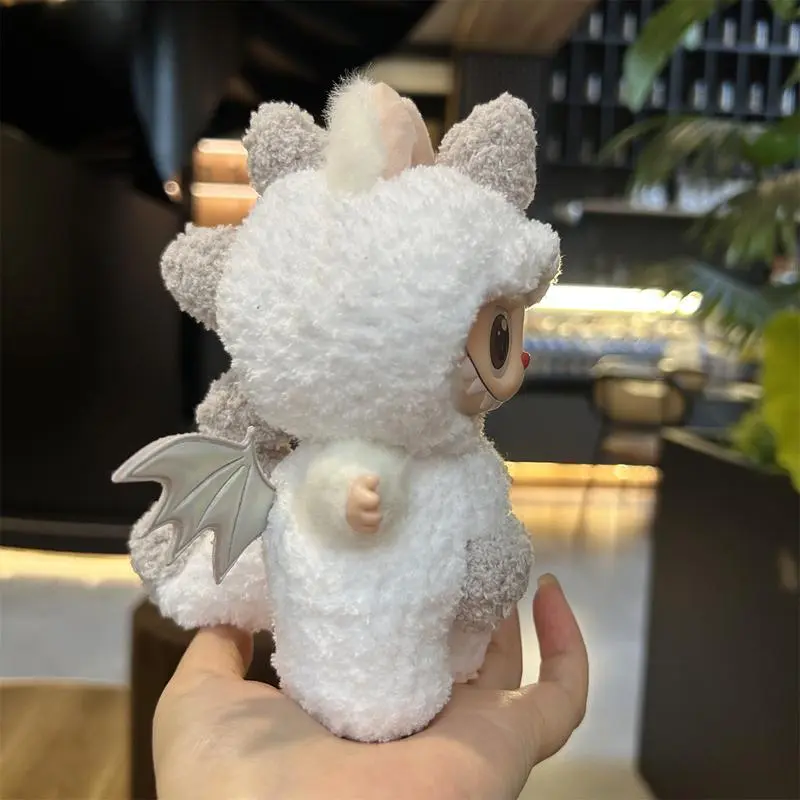 Labubu clothing angel dinosaur suit pure hand-knitted clothing suitable for 6.7 inch labubu doll clothing Labubu suit