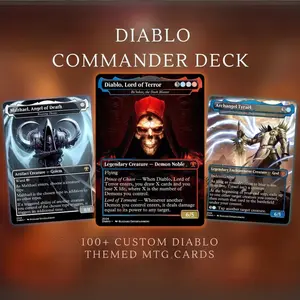 Diablo Themed Commander Deck Proxies, Demon Tribal/Reanimation, 105+ Cards