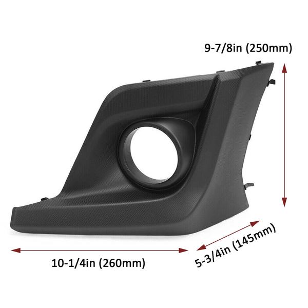 For 2018-2020 Subaru Crosstrek Fog Light Lamp Bezel Cover Left & Right Pair