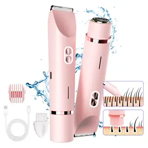 MoiherS Day Cit, 2n 1 Eecrc Har Removal ol me for Wonen DLxal head Eectic Pazors Bocy &Facial Eecrc shaveg, Waterprcot Wet & Dy LSe linmer, Sharer to Women