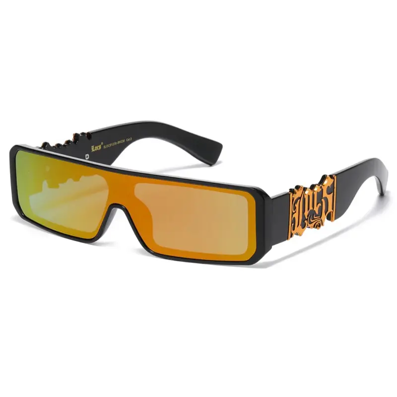 Locs Stylish Color Lenses One Whole Lens Sunglasses