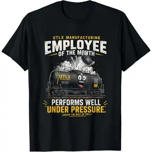 100%cotton Employee of the Month Under Pressure T-Shirt