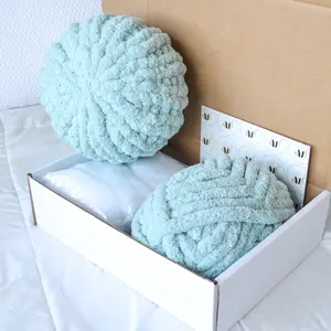 Round Pillow Pouf DIY Kit