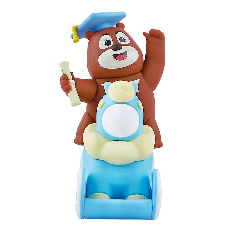 Miniso Bear Outpost Happiness Plus Series Blind Box – Year Of The Horse Collectible Figurine Desk Ornament, Great Gift Idea