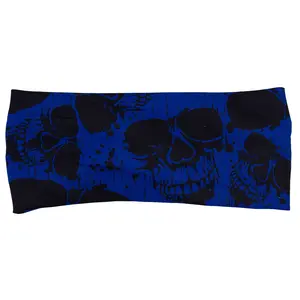 CVG Headband - Cobalt Skulls
