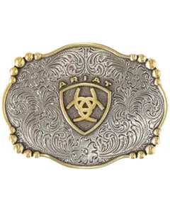 Ariat Women's Women'S Floral Smooth Edge Belt Buckle - A37019
