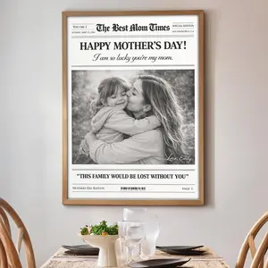 Unframed  Custom Mum Photo Print, Custom Mother Definition Gift,  Birthday Gift Mam, Custom Queen of Mums Playing Card Poster Print, Mother's Day Gift  Printable, Mama Birthday Gift