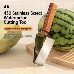 Stainless steel watermelon slicer, multi-functional fruit slicer, fruit divider, watermelon cutting tool