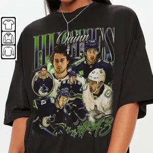 [Sale off up to 50%] Quinn Hughes Shirt, Vintage 90s Fan Tee, Christmas Gift, Gift, Graphic Streetwear T-shirt