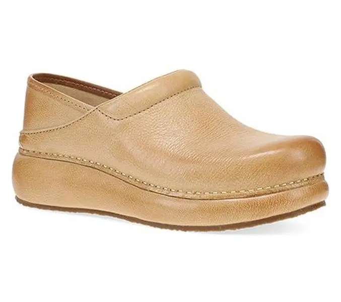 Dansko Platform Pro Honey Distressed Leather Clog Dansko Platform Pro Honey Distressed Leather Clog