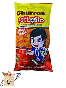3 pack Futbolito Churros Chips - Crispy Snack
