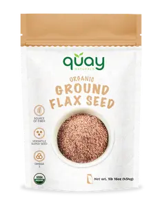 Quay Natural's Ground Flaxseed - Rich in Fiber and Protein