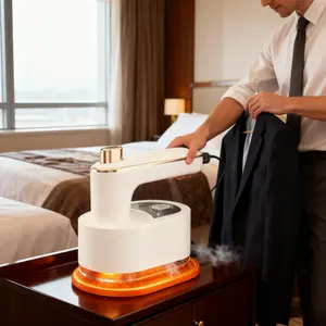 Black Friday Mini Travel Iron for Clothes Portable Handheld Iron with Dry And Wet Ironing for Home Business Clothing 50ml Water 40W Durable