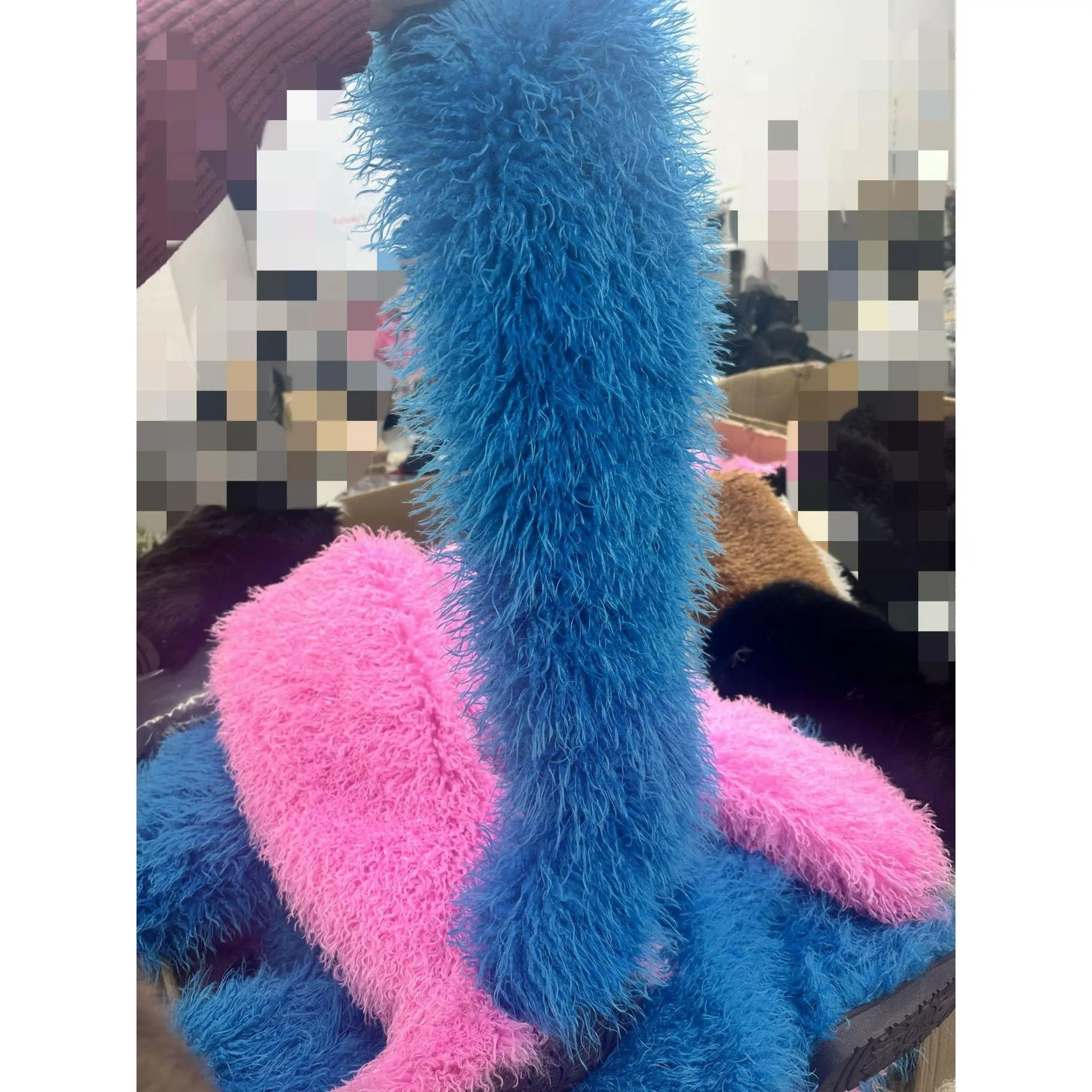 72cm Lake Blue Beach Wool