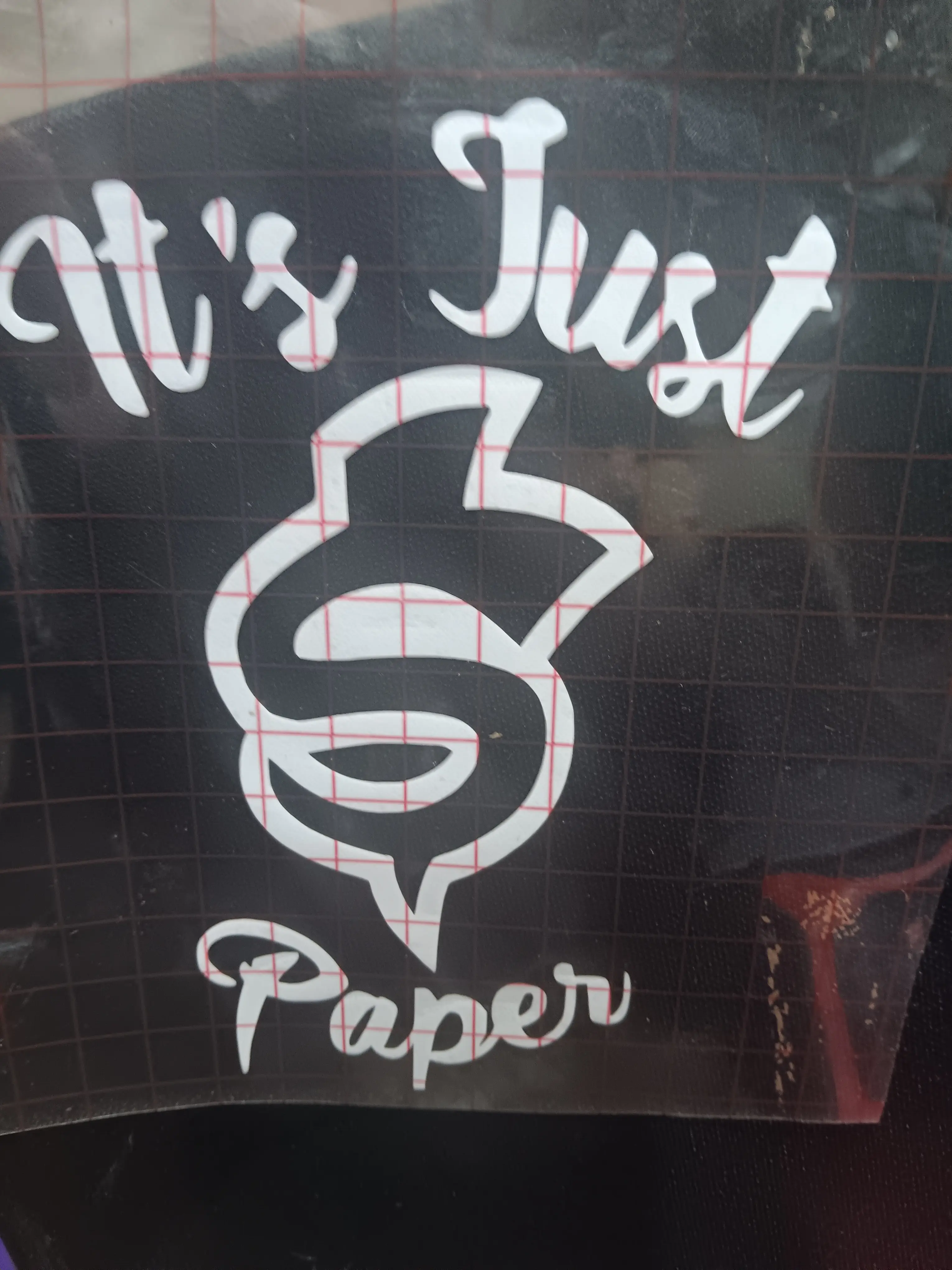 Paper Money Sign Car Sticker, Automotive Exterior Decorative Accessory