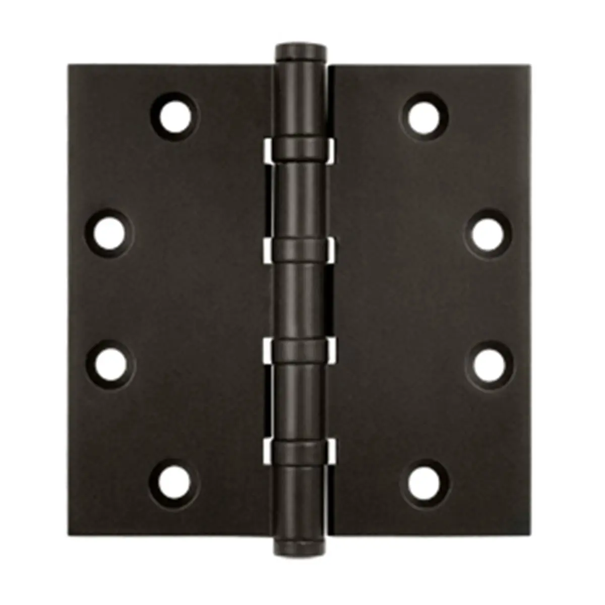 212 MAIN Solid Brass Square Ball Mechanism Hinges - 4.5x4.5 in, Oil Rubbed Bronze Accent Hinges, Corrosion-Proof, Weatherproof, Long-Lasting, 1 Yr Mechanical Warranty, Wood Screws Included, Bath & Kitchen Use, Decorative Finials Available