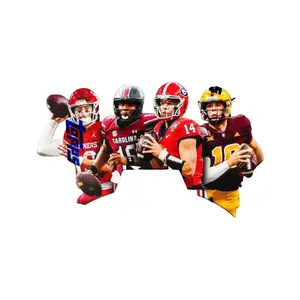 2025 Bowman University Chrome Football Mega  (6 Packs Per Box, 10 Cards Per Pack)