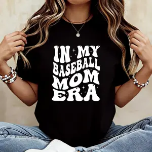 Baseball Mom Era Shirt: Game Day T-Shirt