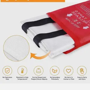 Emergency Fire Blanket for Home and Kitchen - Versatile Design for Home Safety and Emergency Preparedness