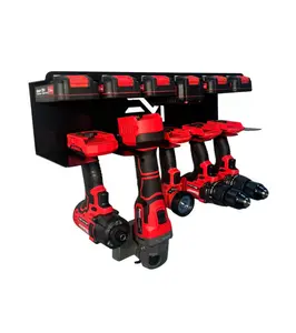 Bauer 20V Drill and Battery Shelf - Organize Your Tools with Ease for Efficient Storage and Quick Access