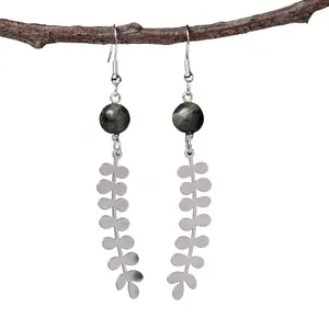 Swamp Fern Earrings - Detailed Description Required for Complete Information