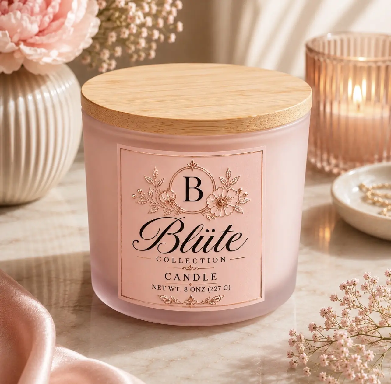 Blüte Collection Scented Candle 8 oz
