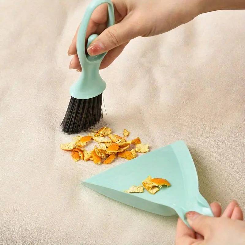 a set Household dustpan set mini broom desktop cleaning brush dustpan wiping keyboard small tool small broom Broom And Dustpan Home Care Supplies