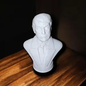 Donald Trump Bust Statue 3D Printed