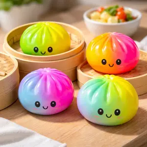 Dumpling Squishy Toy, Soft Bun-Shaped Squishy, ​​Medium-Size Squishy Dumpling, Giant Decompression Squishy, ​​Dumpling Squishy