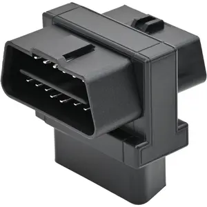 Pocket OBD2 Splitter , OBD II Full 16 Pin 1 Male to Dual Female 1 to 2 T Split 2 Way Extension Converter Adapter for Diagnostic Extender (Bottom Widest)